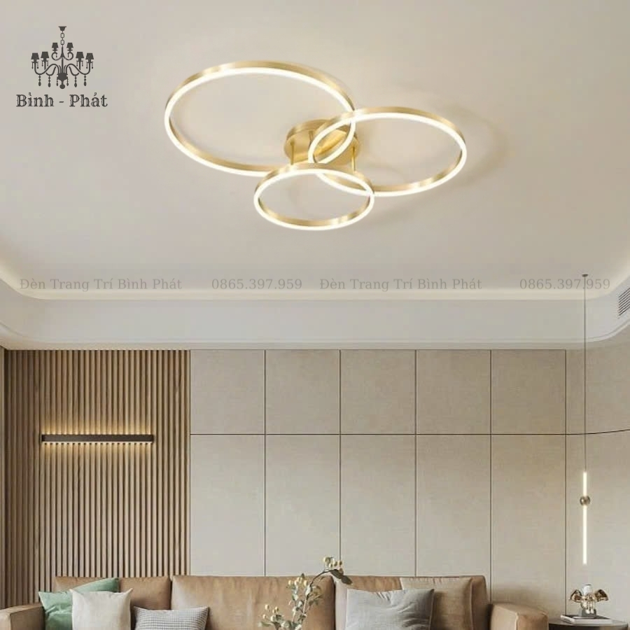 Đèn Ốp Trần 3 Vòng LED 521