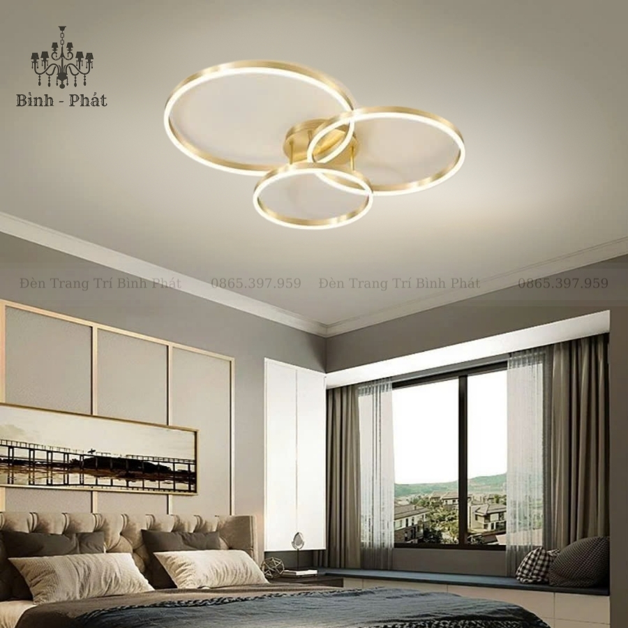 Đèn Ốp Trần 3 Vòng LED 521