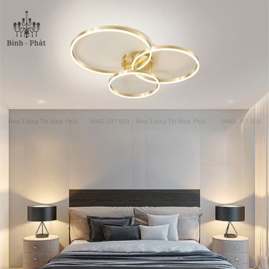 Đèn Ốp Trần 3 Vòng LED 521
