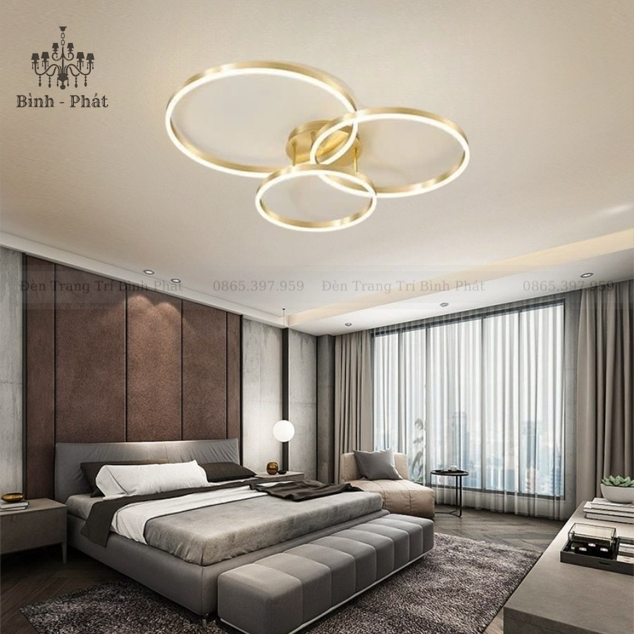 Đèn Ốp Trần 3 Vòng LED 521