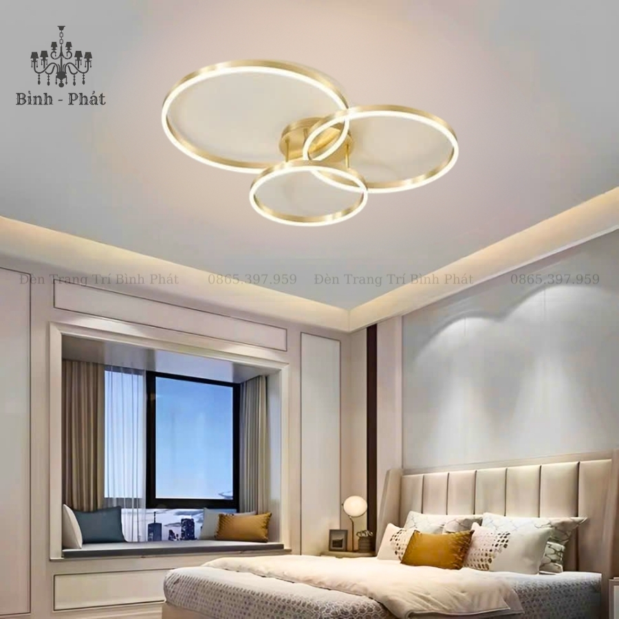 Đèn Ốp Trần 3 Vòng LED 521