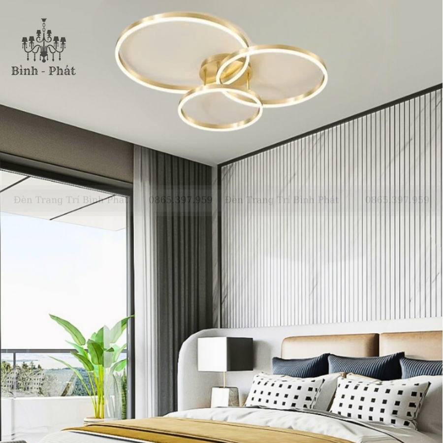 Đèn Ốp Trần 3 Vòng LED 521