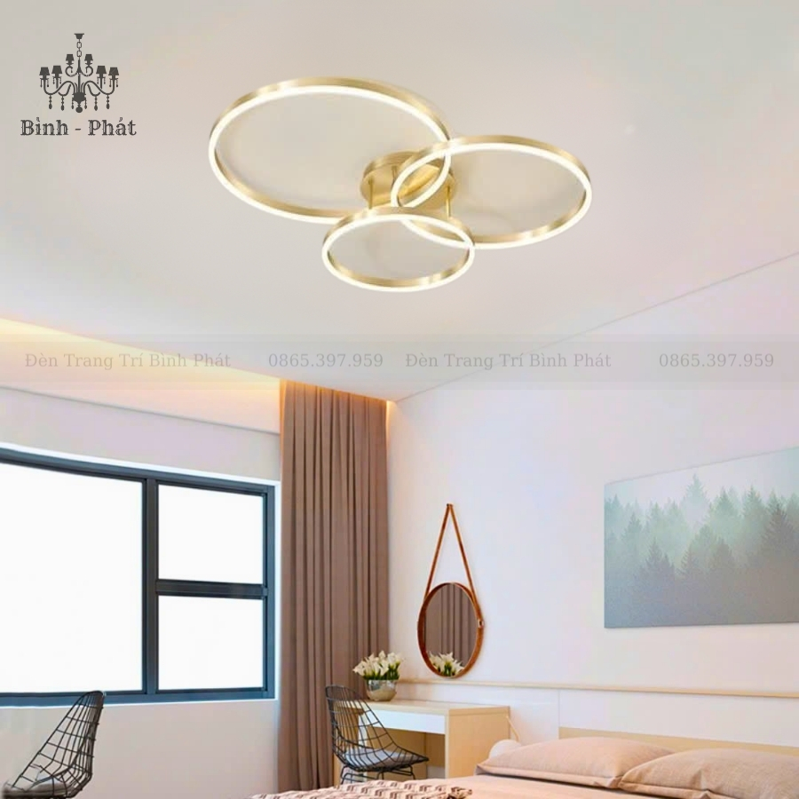 Đèn Ốp Trần 3 Vòng LED 521