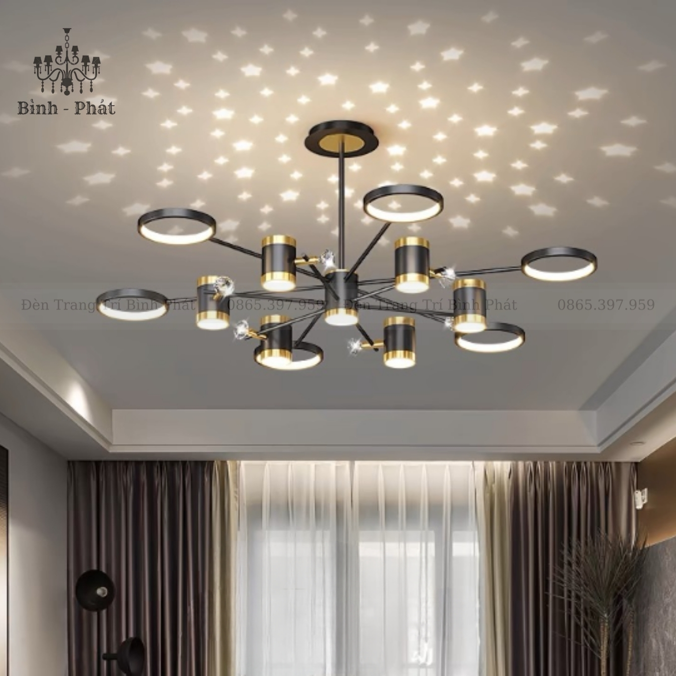 Đèn Chùm Hiện Đại 966