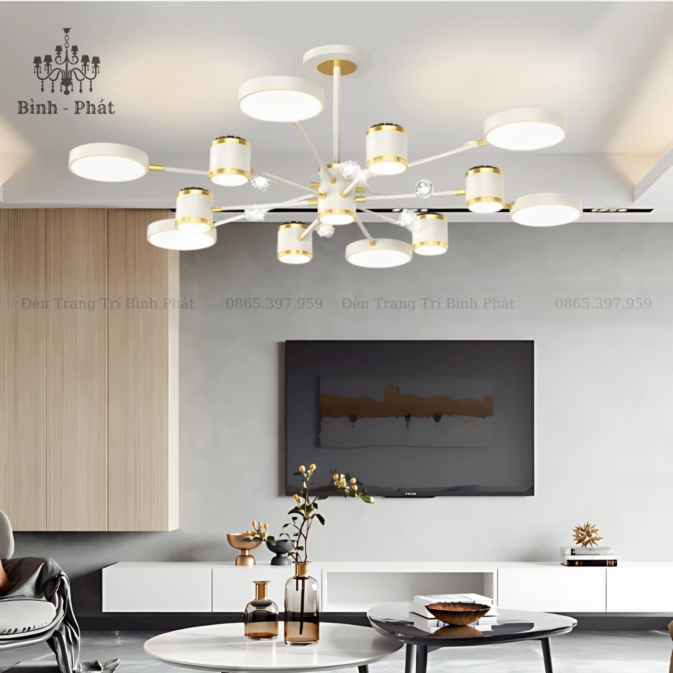 Đèn Chùm Hiện Đại 966