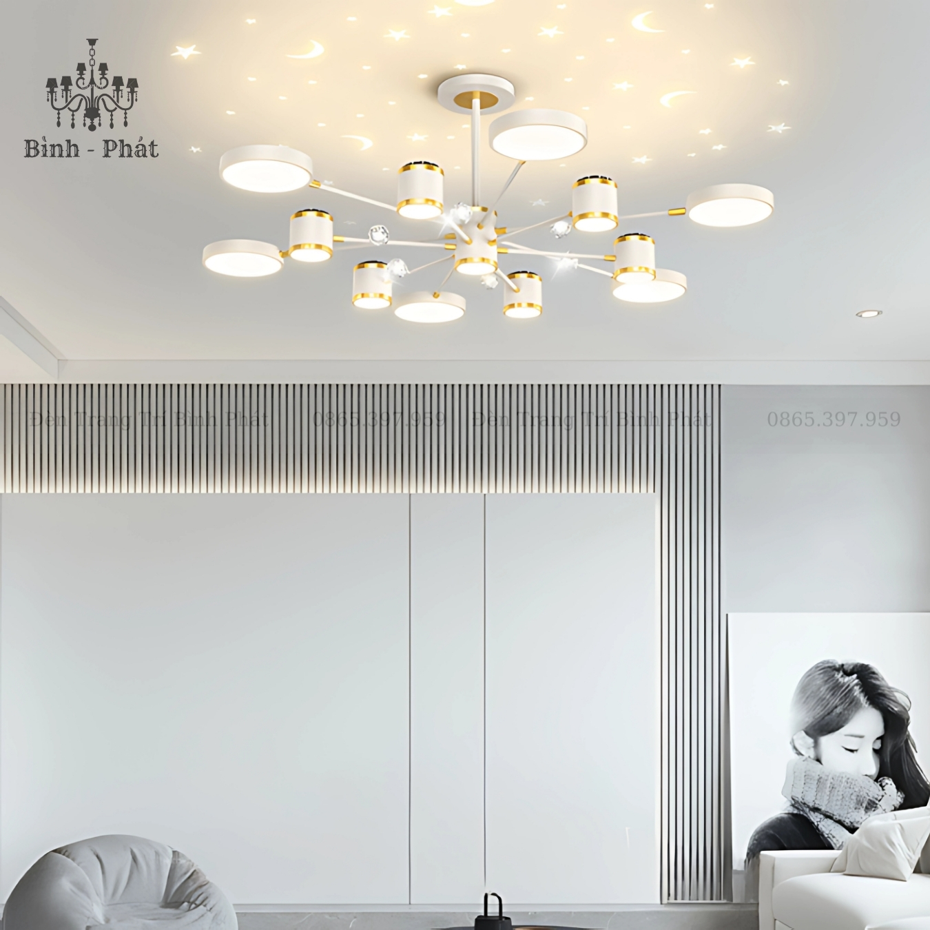 Đèn Chùm Hiện Đại 966