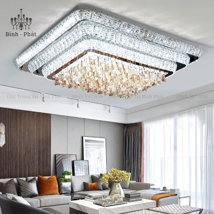 Đèn Ốp Trần Pha Lê 789
