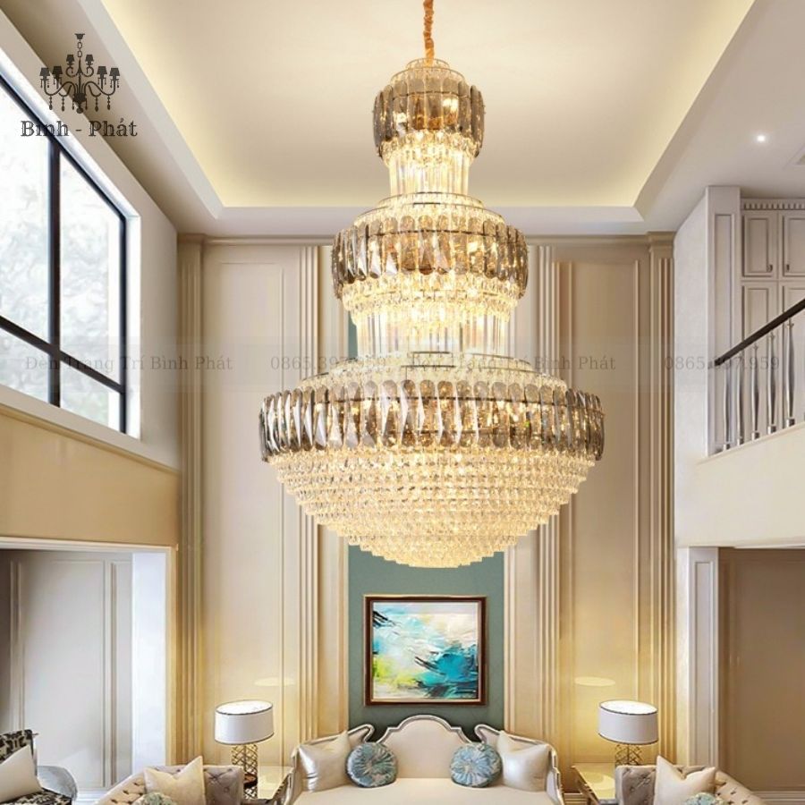 Đèn Chùm Pha Lê 3 Tầng 9226