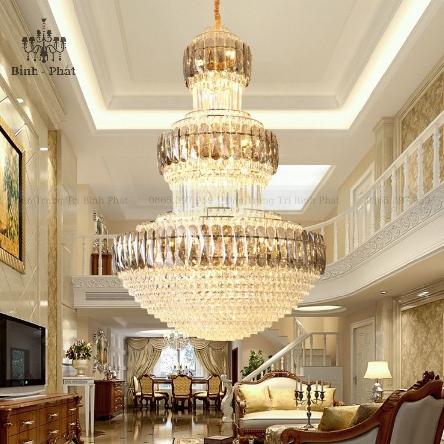 Đèn Chùm Pha Lê 3 Tầng 9226