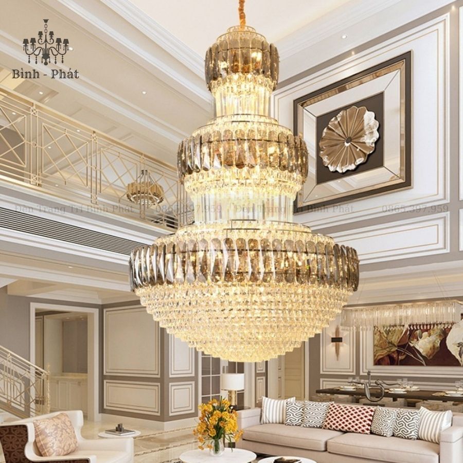 Đèn Chùm Pha Lê 3 Tầng 9226