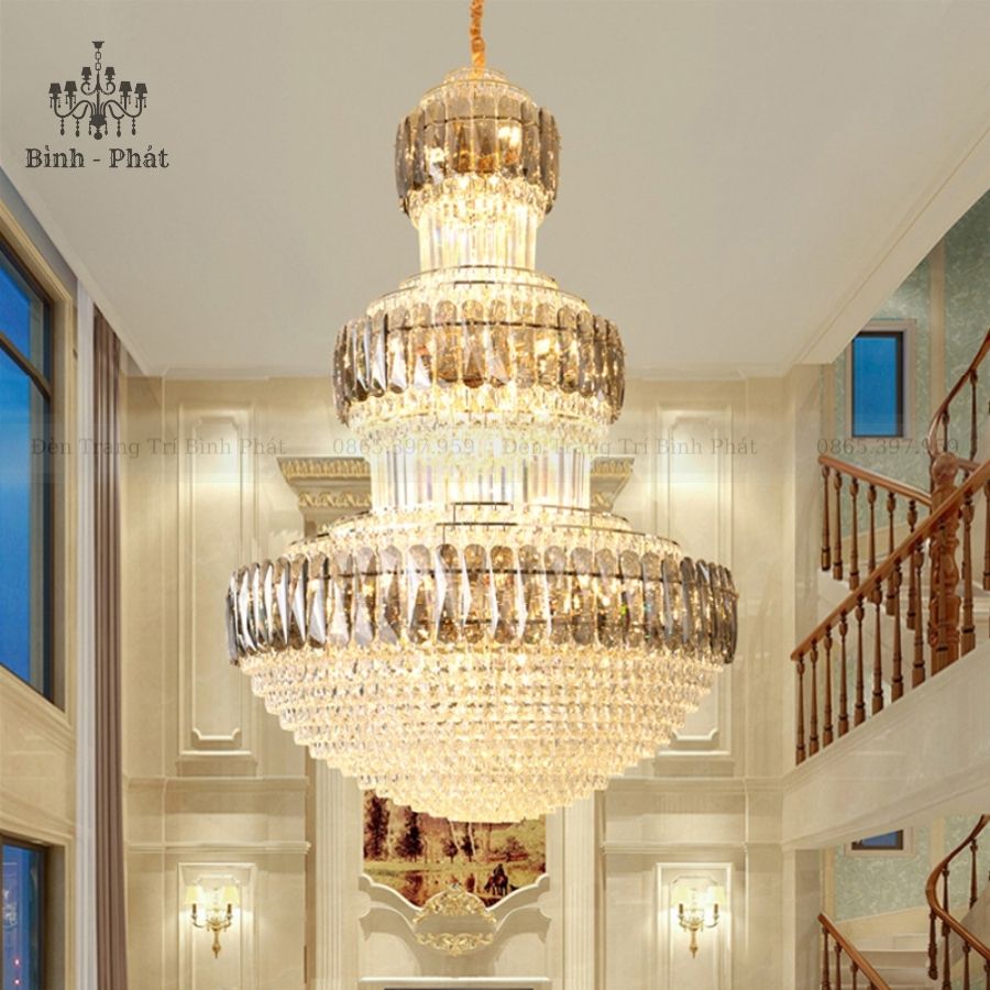 Đèn Chùm Pha Lê 3 Tầng 9226