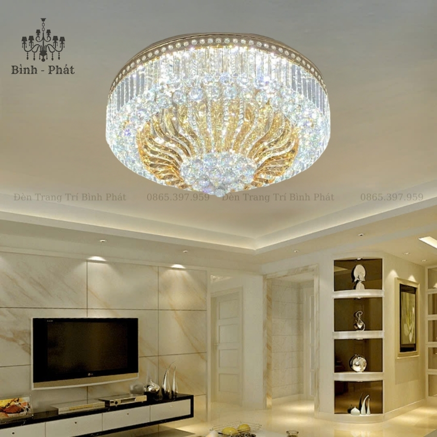 Đèn Ốp Trần Pha Lê 305