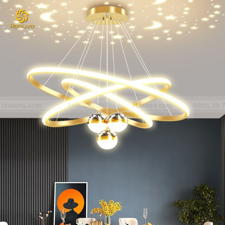 Đèn Thả 3 Vòng LED 817