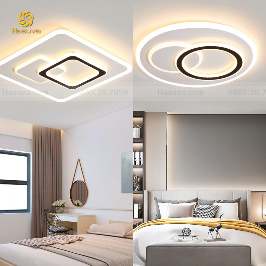 Đèn Ốp Trần Vuông Tròn
