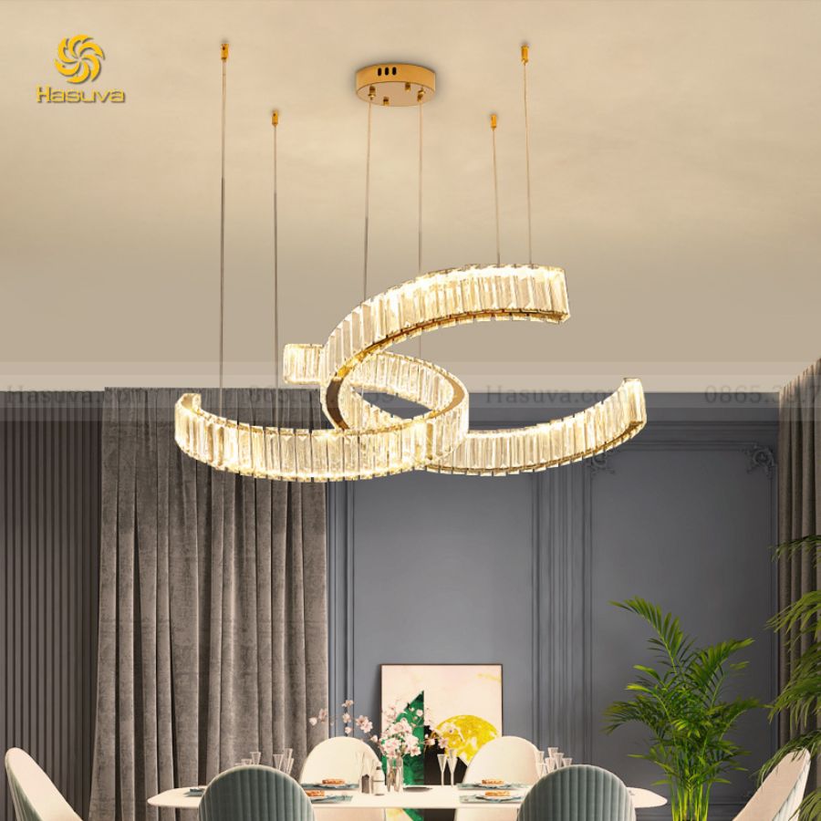 Đèn Thả Pha Lê 850