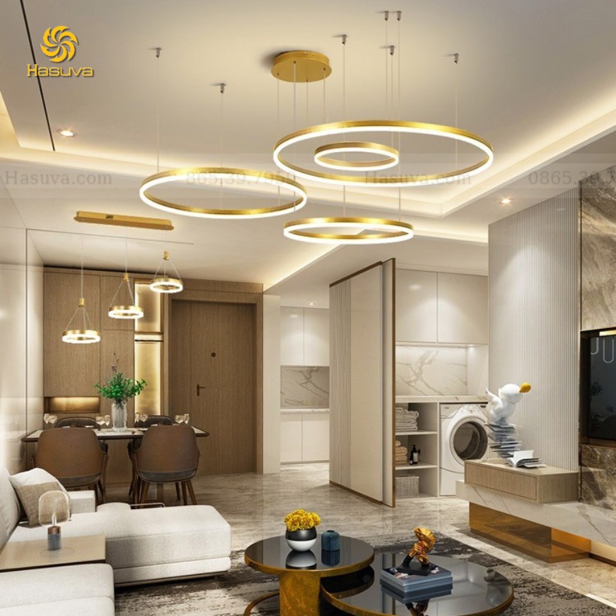 Đèn Thả 4 Vòng LED