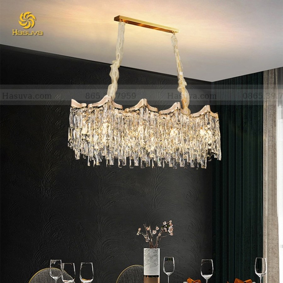 Đèn Thả Pha Lê Chữ Nhật 134/800
