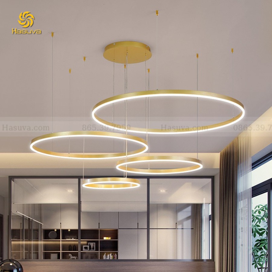 Đèn Thả 4 Vòng LED