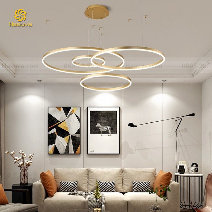 Đèn Thả 4 Vòng LED