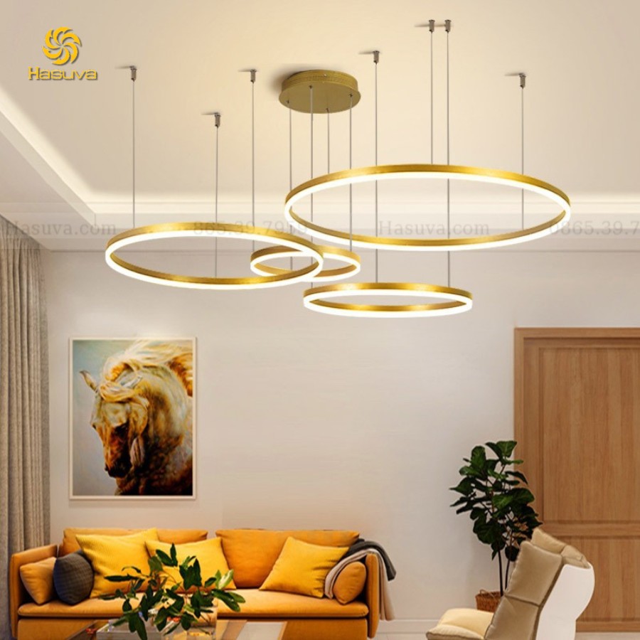 Đèn Thả 4 Vòng LED