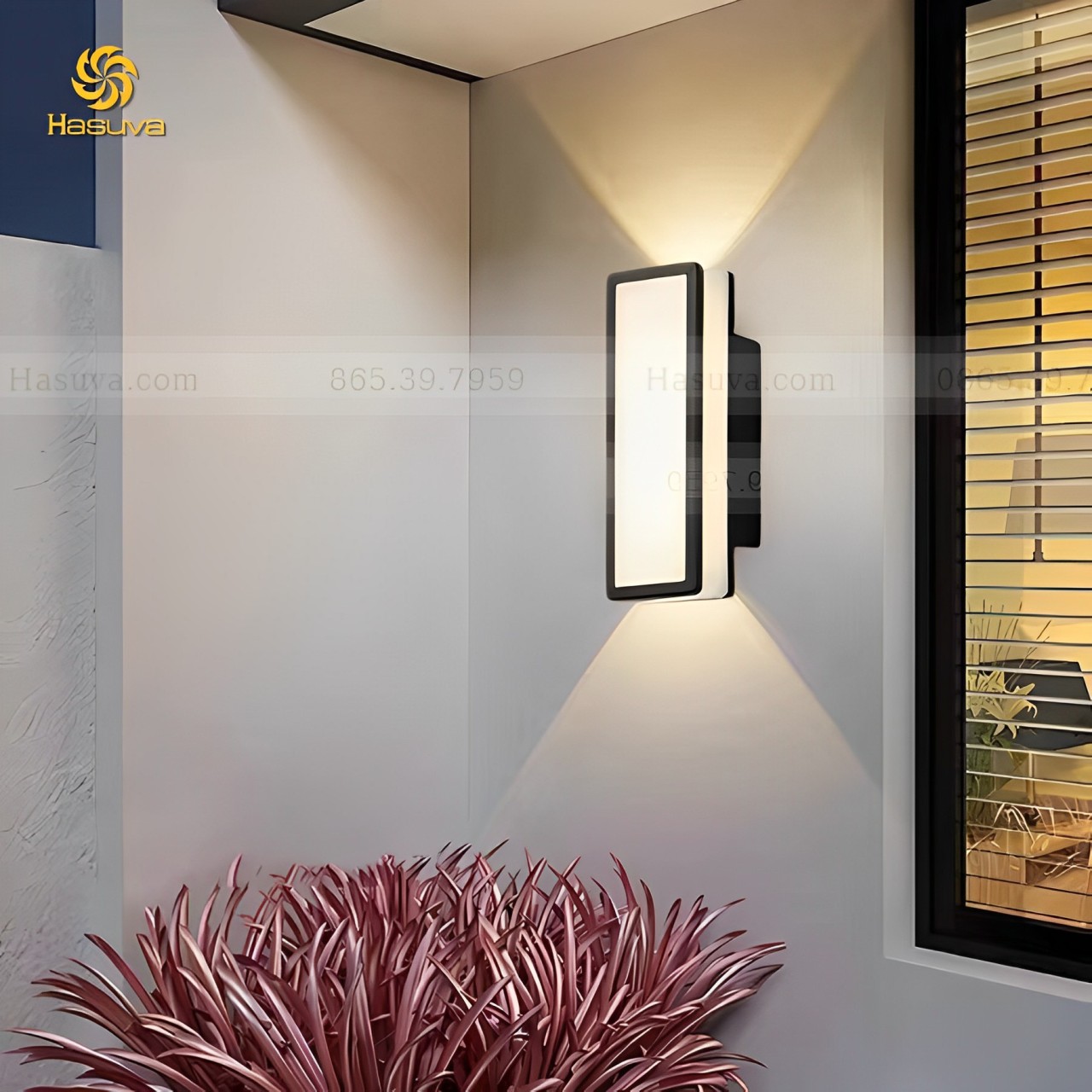 Đèn Hắt Tường Chữ Nhật 612