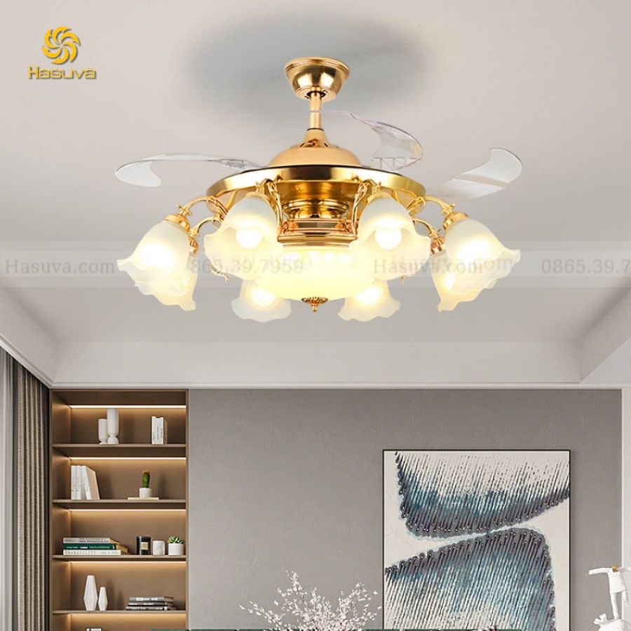 Quạt Cụp Xòe Chao Hoa 991