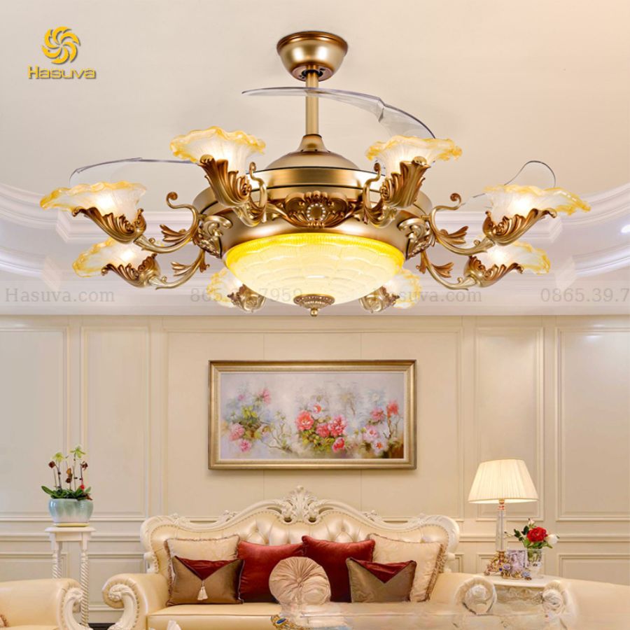 Quạt Trần Đèn Hoàng Gia