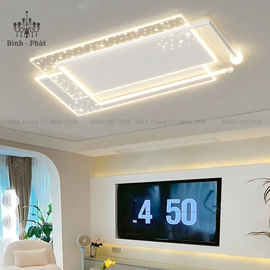 Mâm Ốp Trần Chữ Nhật 444