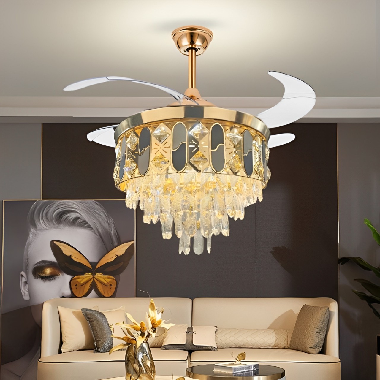 Quạt Cụp Xòe 352