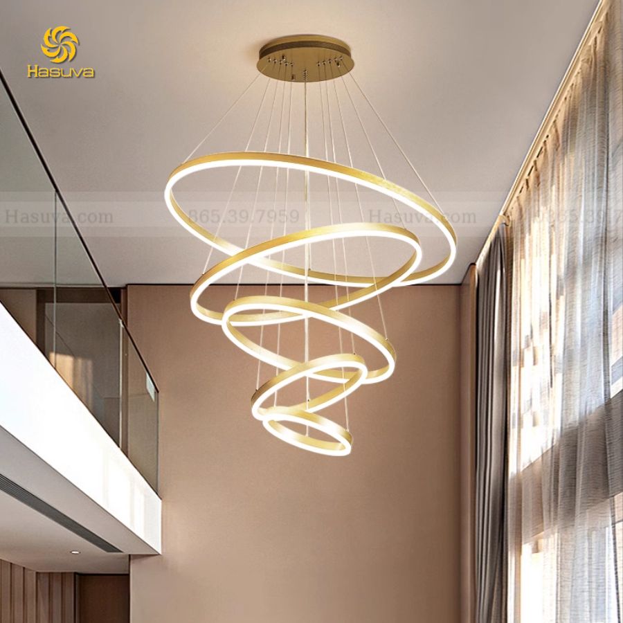 Đèn Thả 5 Vòng LED 919